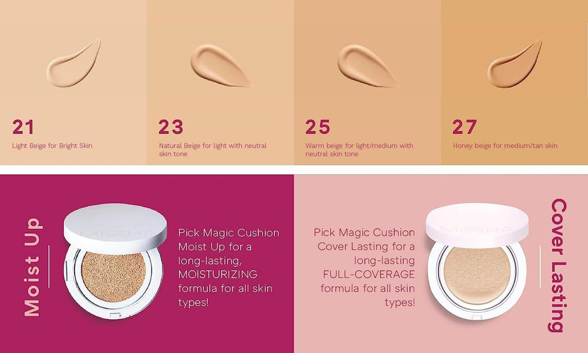 Missha Magic Cushion Cover Lasting Foundation SPF 50+ #21 Light Beige 15 g - view 5