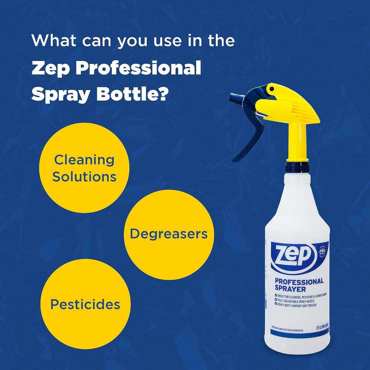 ZEP Professional Sprayer Bottle, 32 oz, Pack of 3 - view 4