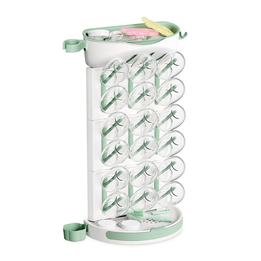 Momcozy Baby Bottle Drying Rack, Holds 18 Bottles
