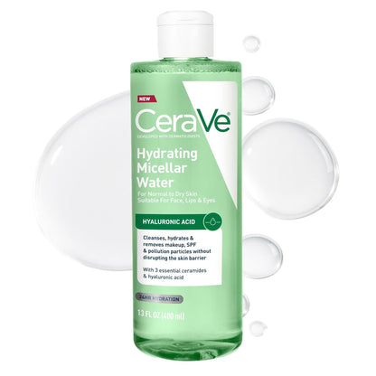 CeraVe Hydrating Micellar Water Cleanser & Makeup Remover 384 ml (13 fl oz)