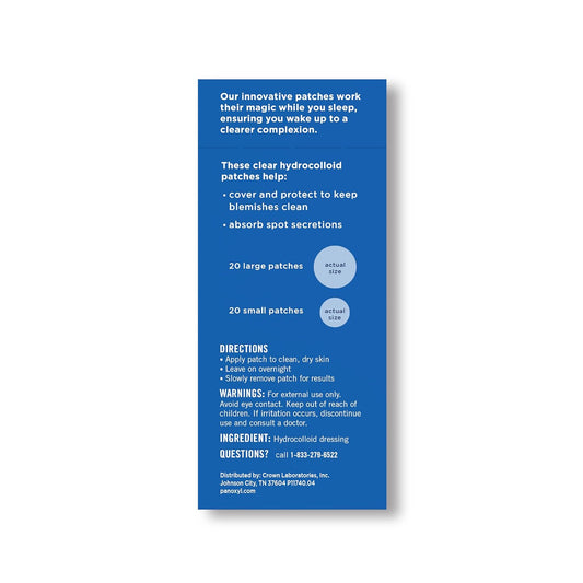 PanOxyl PM Overnight Spot Patches 40 Patches (9mm & 12mm)