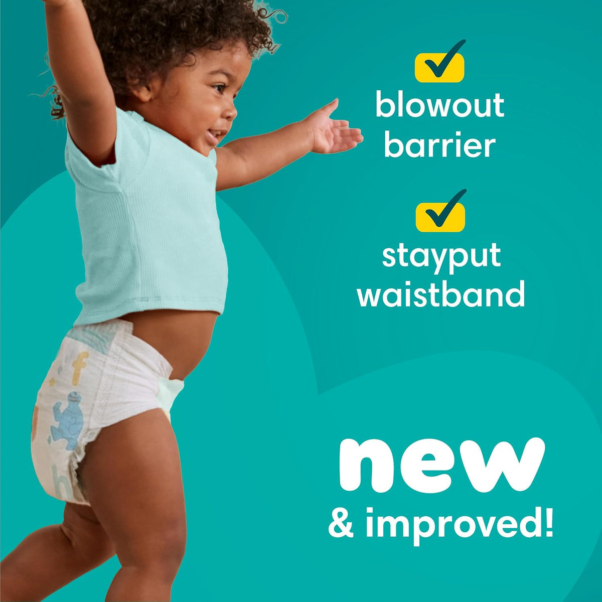 Pampers Baby Dry Ultra Cushiony Nappies, Size 6 (23-44 lbs), 144 Count - view 3