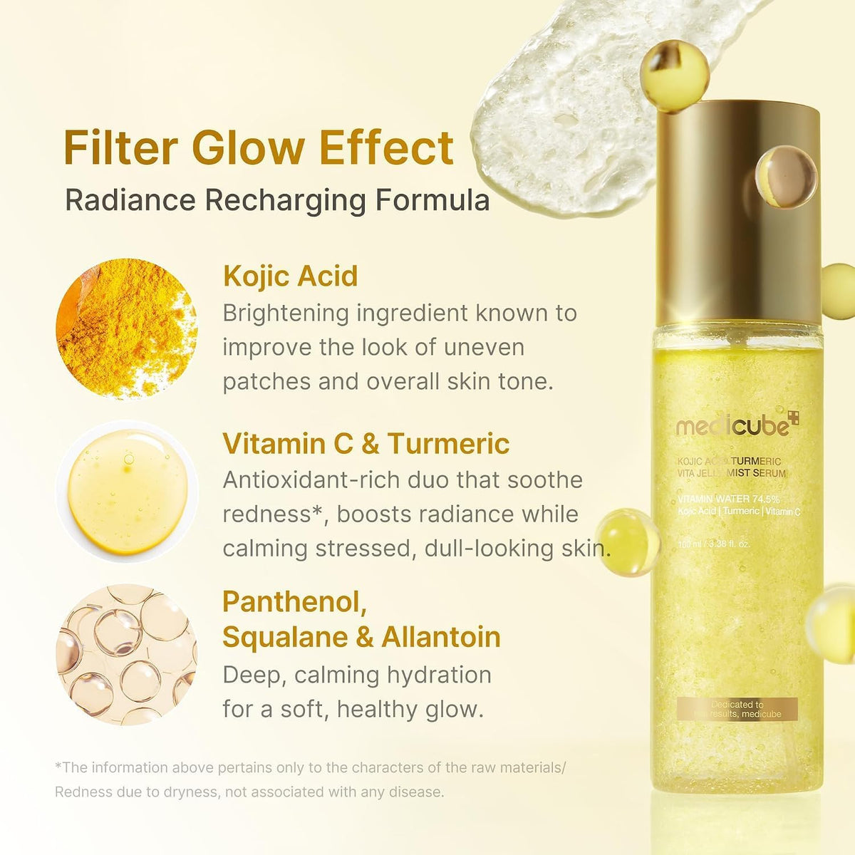 Medicube Jelly Mist Serum with Kojic Acid Turmeric, 100 ml - view 3