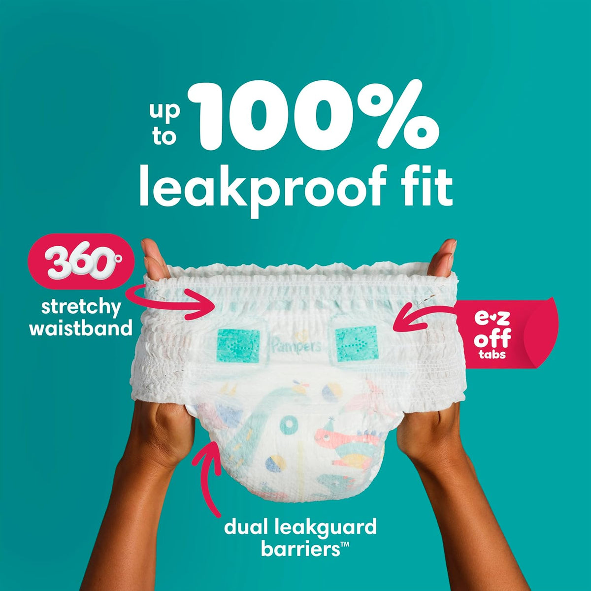 Pampers Cruisers 360 Pull-On Nappies, Size 6, 80 Count - view 3