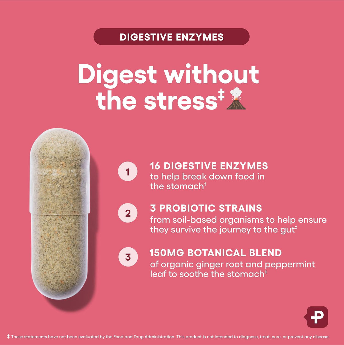 Physician's Choice Digestive Enzymes with Prebiotics and Probiotics, 60 Count - view 5