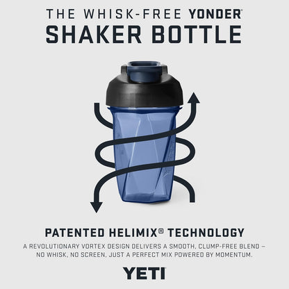 YETI Yonder 20 oz (591 ml) Leakproof Shaker Bottle in Navy - view 3