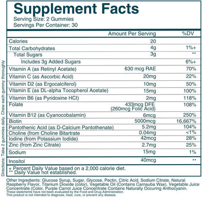 WEEM Vegan Biotin Hair, Skin and Nails Gummies, Extra Strength - view 6