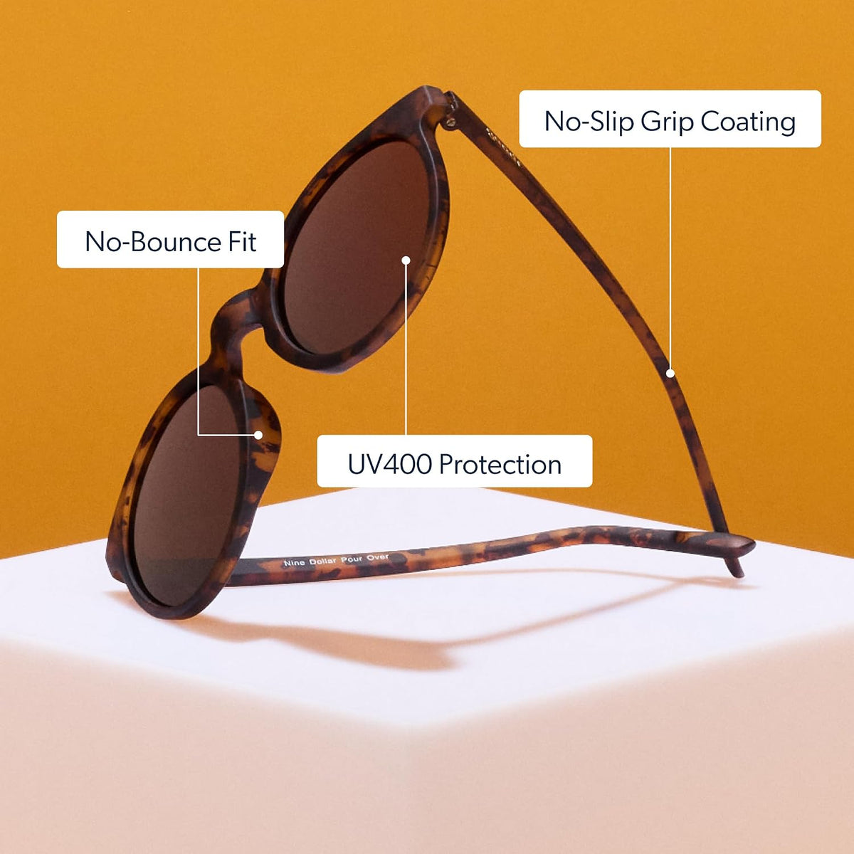 goodr Nine Dollar Pour Over Polarized Round Sunglasses - view 4
