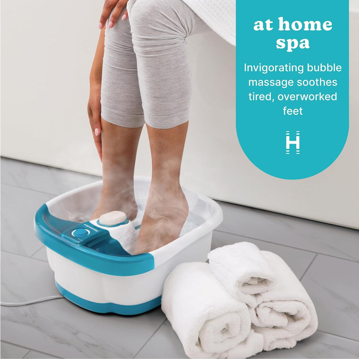 Homedics Bubble Mate Foot Spa with Toe-Touch Control — alternate product view