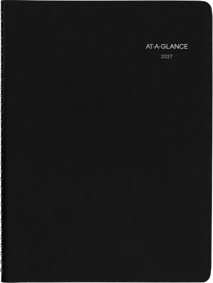 AT-A-GLANCE 2027 DayMinder Weekly Appointment Book, 8 x 11 Inch, Black - view 6