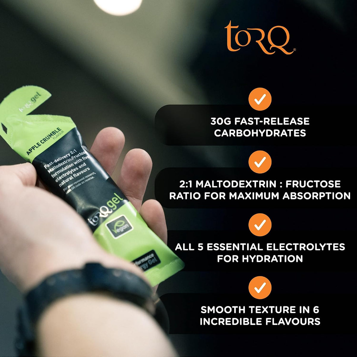 TORQ Energy Gel Variety Sampler Pack, 6 Gels - view 2