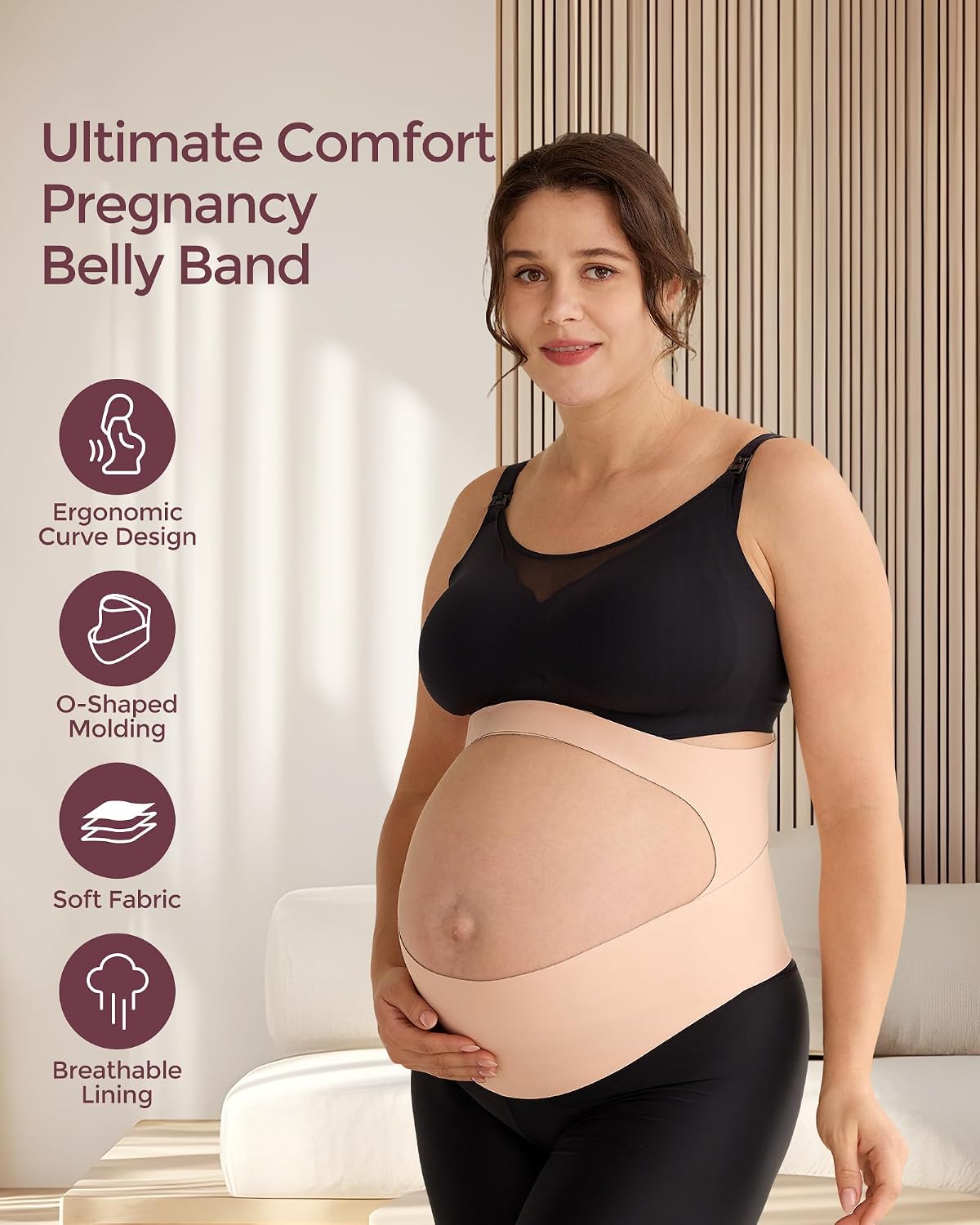 Momcozy CozySupport 3D Ergonest Pregnancy Belly Band - view 2