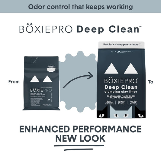 Boxie Probiotic Clumping Cat Litter, Unscented, Dust-Free, 28 lb - view 2