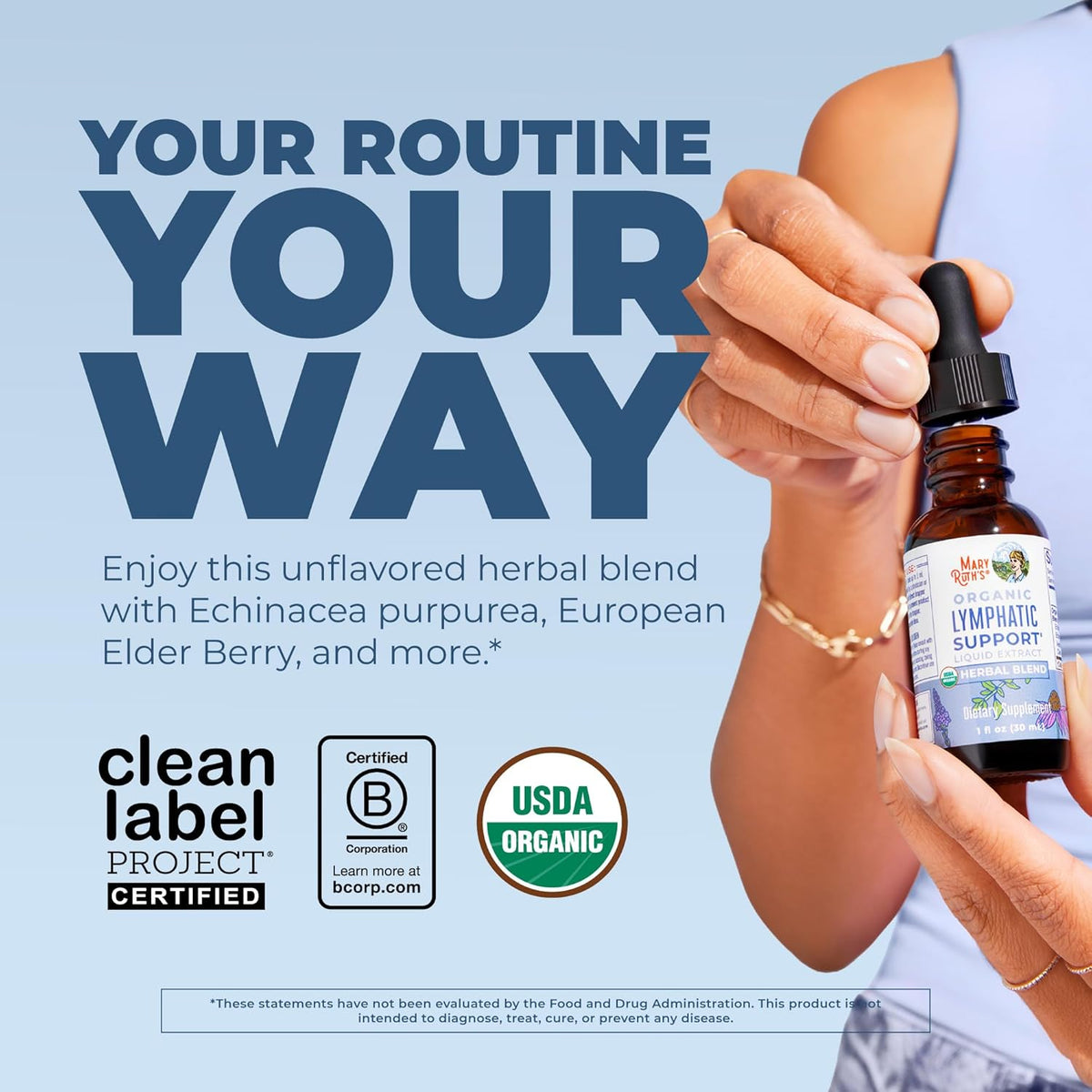 MaryRuth's Organic Lymphatic Support Herbal Blend Liquid Drops - view 2