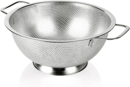 Gulex Stainless Steel Colander, 3 Quart, Dishwasher Safe