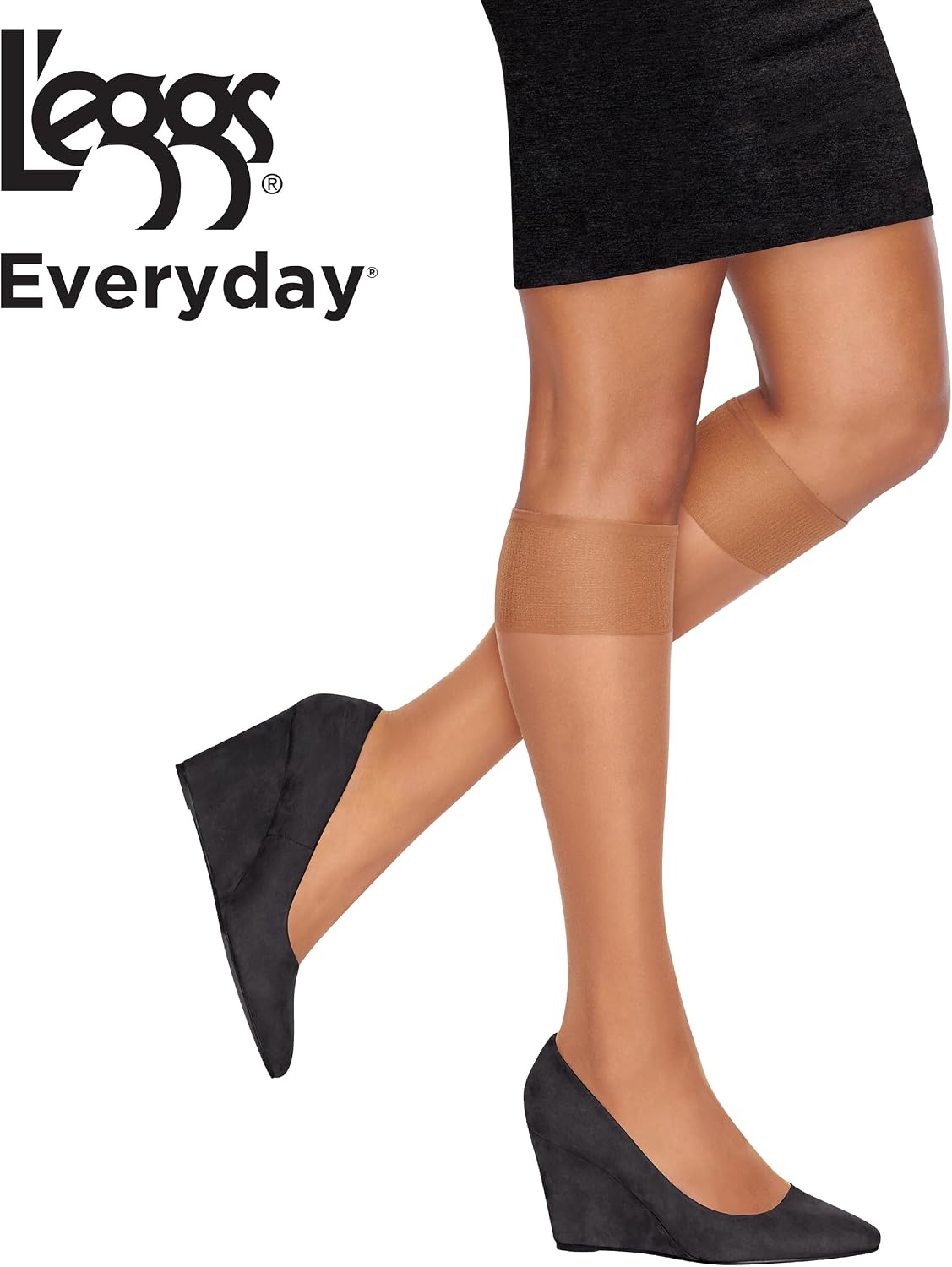 L'eggs Everyday Knee High Stockings, Nude, Pack of 10 — alternate product view