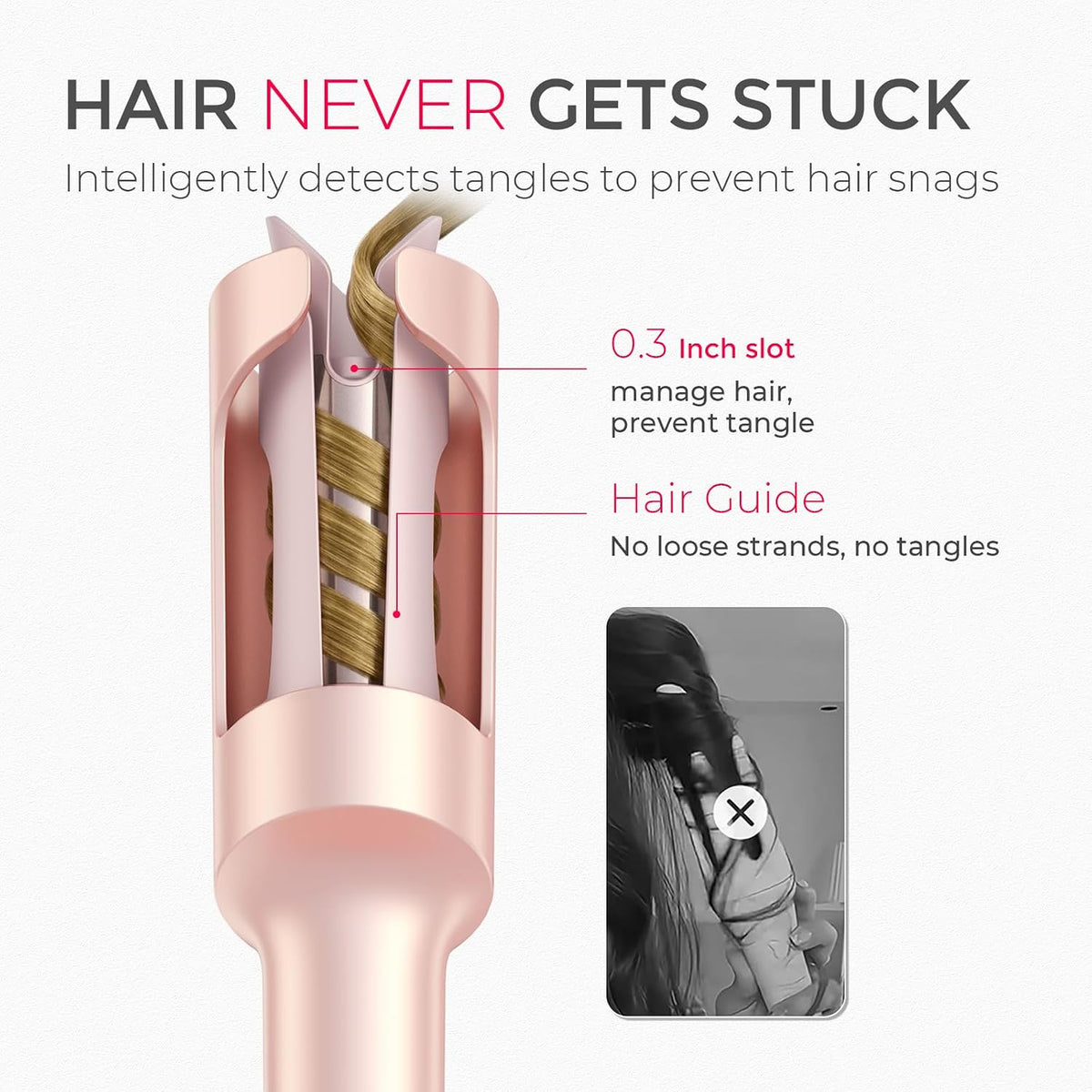 TYMO CURLPRO Automatic Rotating Curling Iron (HC503P) - view 5