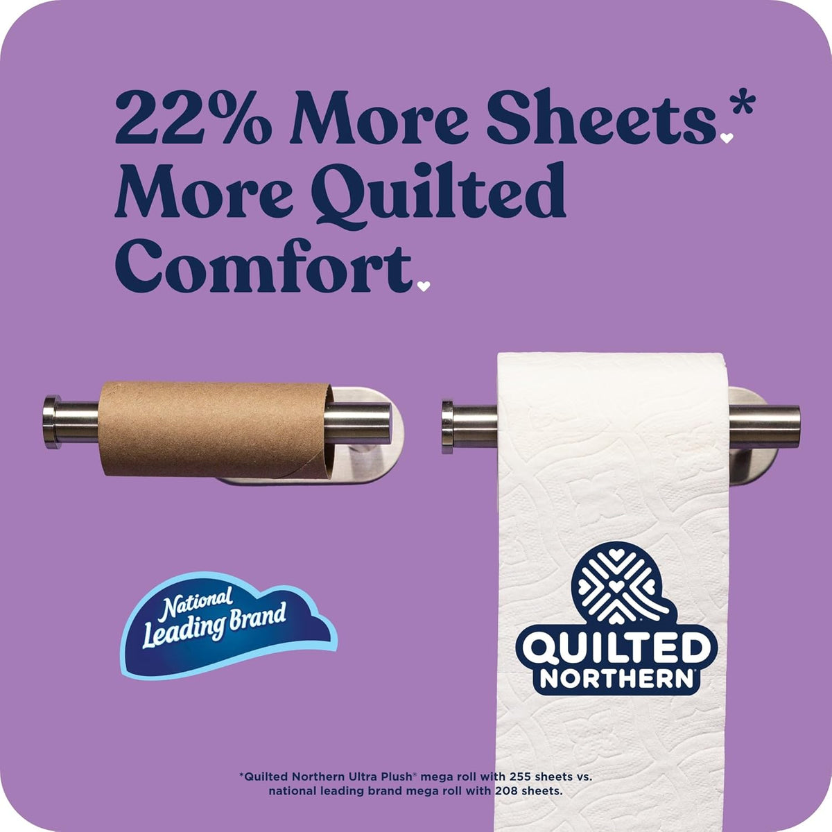 Quilted Northern Ultra Plush Toilet Paper, 32 Mega Rolls, 3-Ply - view 3