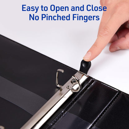 Avery Heavy-Duty View 3 Ring Binder, 1 Inch EZD Rings, White - view 3
