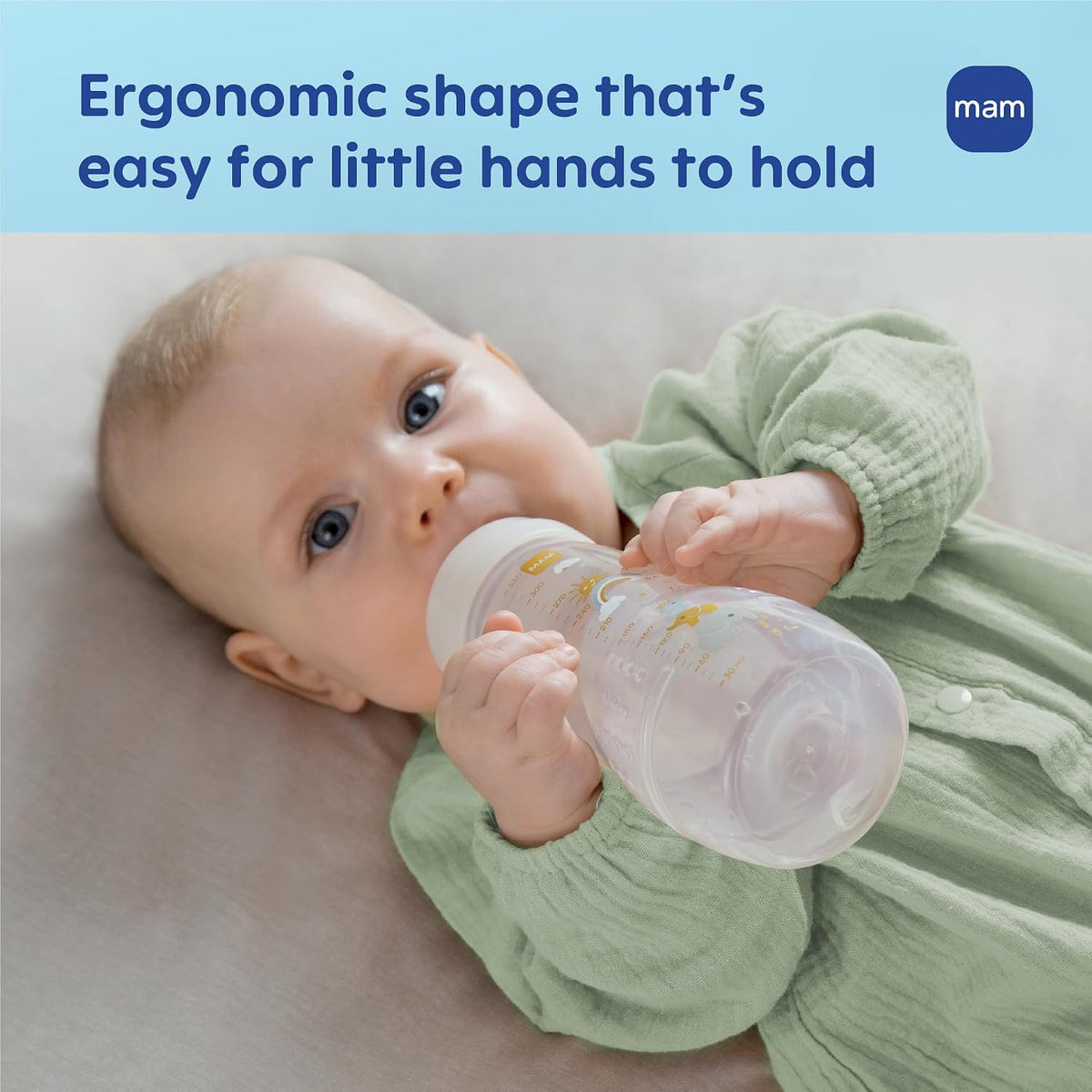 MAM Easy Active Anti-Colic Baby Bottle, 11 oz (330 ml), 2 Pack - view 4