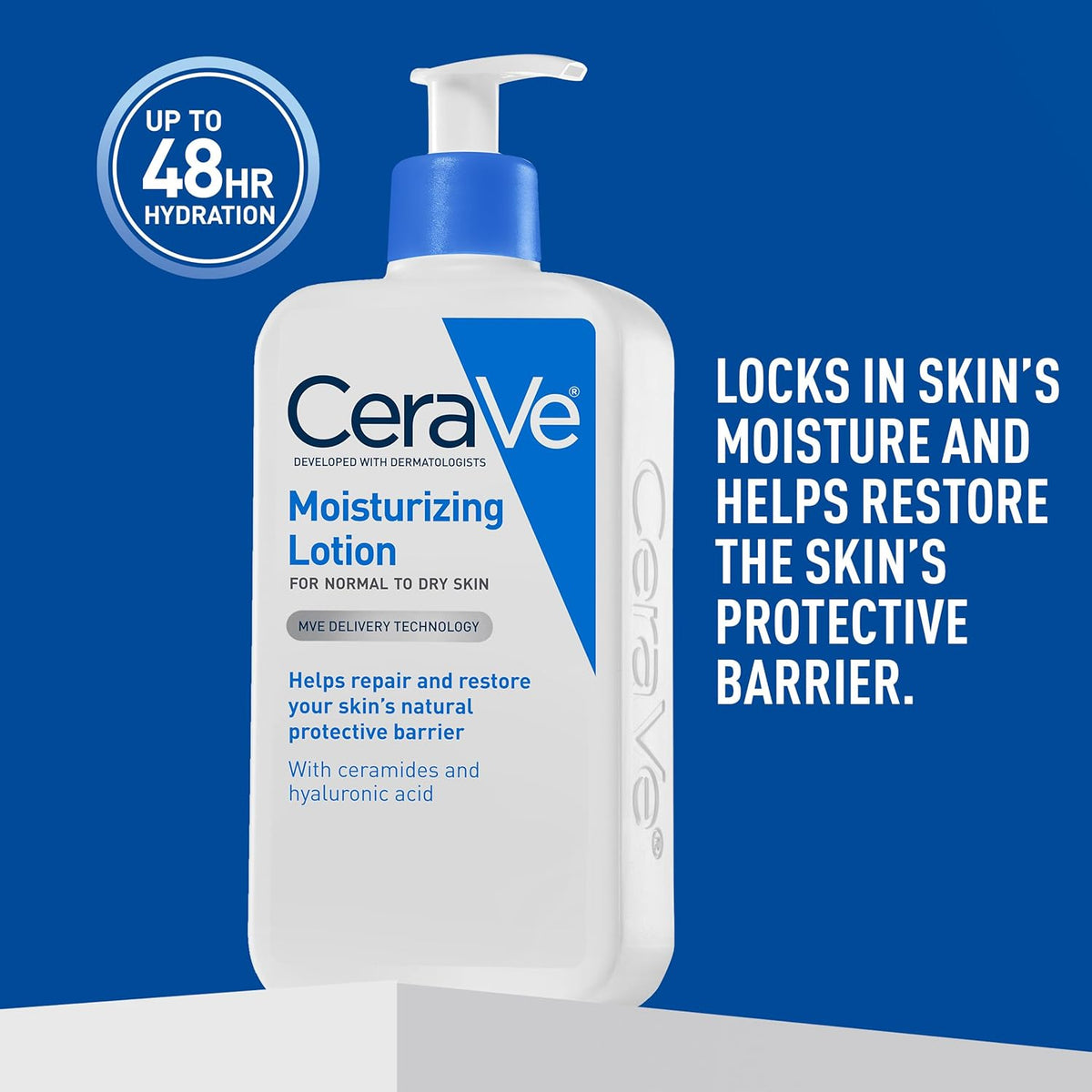 CeraVe Daily Moisturizing Lotion for Face and Body, 12 oz - view 6