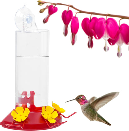 Perky-Pet Window Mount Hummingbird Feeder, 8 oz Nectar