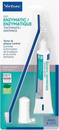 Virbac C.E.T. Oral Hygiene Kit for Dogs and Cats, Poultry Flavour