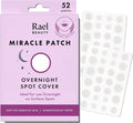 Rael Miracle Pimple Patches, Overnight Spot Cover, 52 Count, 3 Sizes