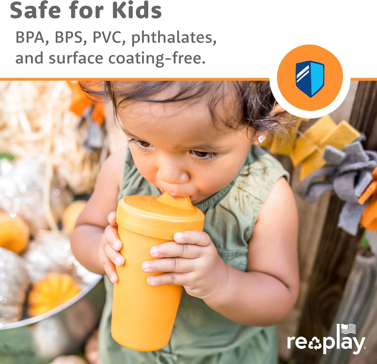 Re-Play Spill-Proof Sippy Cups for Toddlers, 10 oz, Set of 3, Princess - view 4