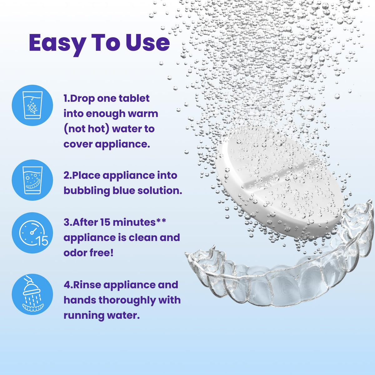 Retainer Brite Retainer Cleaner Tablets, 120 Tablets - view 4
