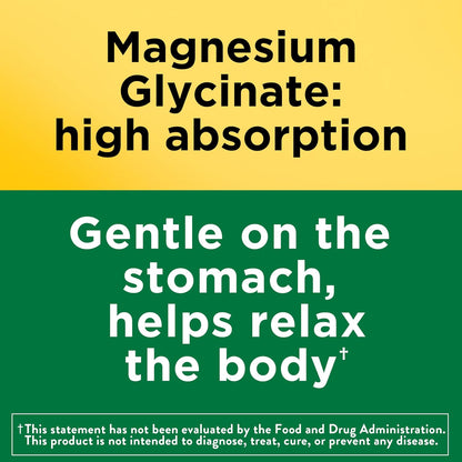 Nature Made Magnesium Glycinate 200 mg per Serving, 60 Capsules - view 3