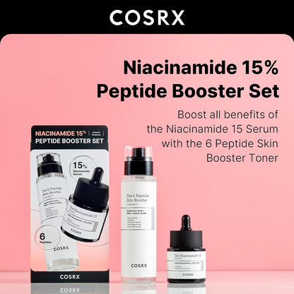 COSRX Niacinamide 15% Serum and Peptide Booster Toner Set - view 3