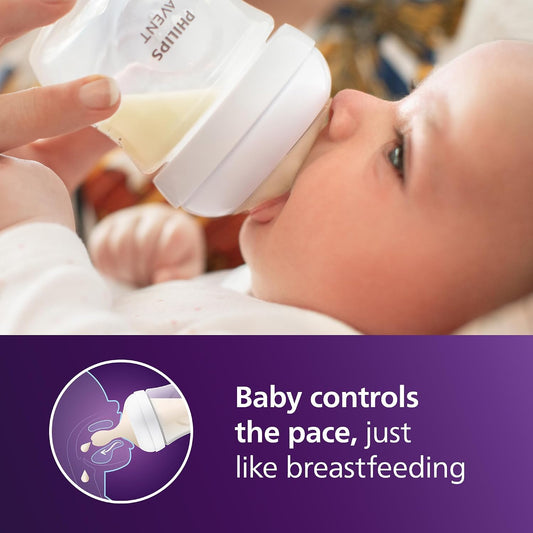 Philips Avent Natural Response Newborn Gift Set, 5 Bottles and 2 Soothie Dummies - view 2