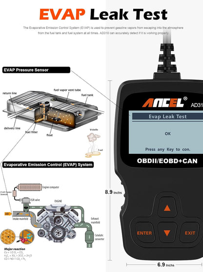 ANCEL AD310 Classic Enhanced Universal OBD II Scanner Code Reader - view 5