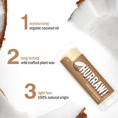 Hurraw! Coconut Lip Balm 4.8g - view 2