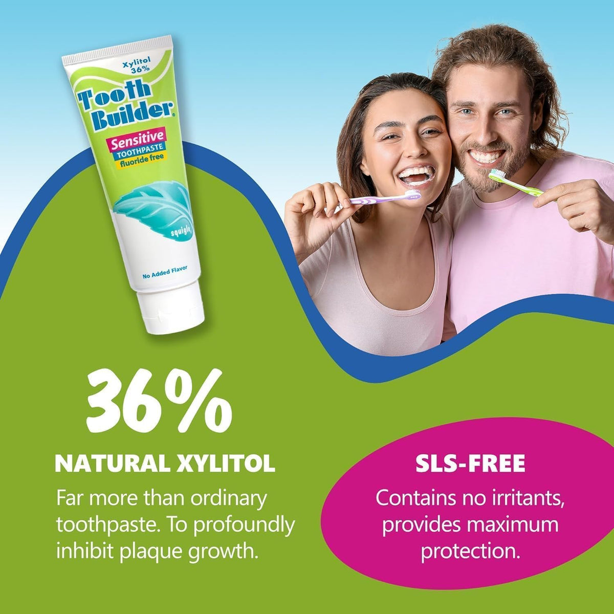 Squigle Tooth Builder Fluoride-Free Xylitol Toothpaste - view 2