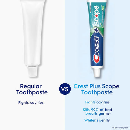 Crest Complete Whitening + Scope Toothpaste Minty Fresh 5.4 oz, Pack of 3 - view 5