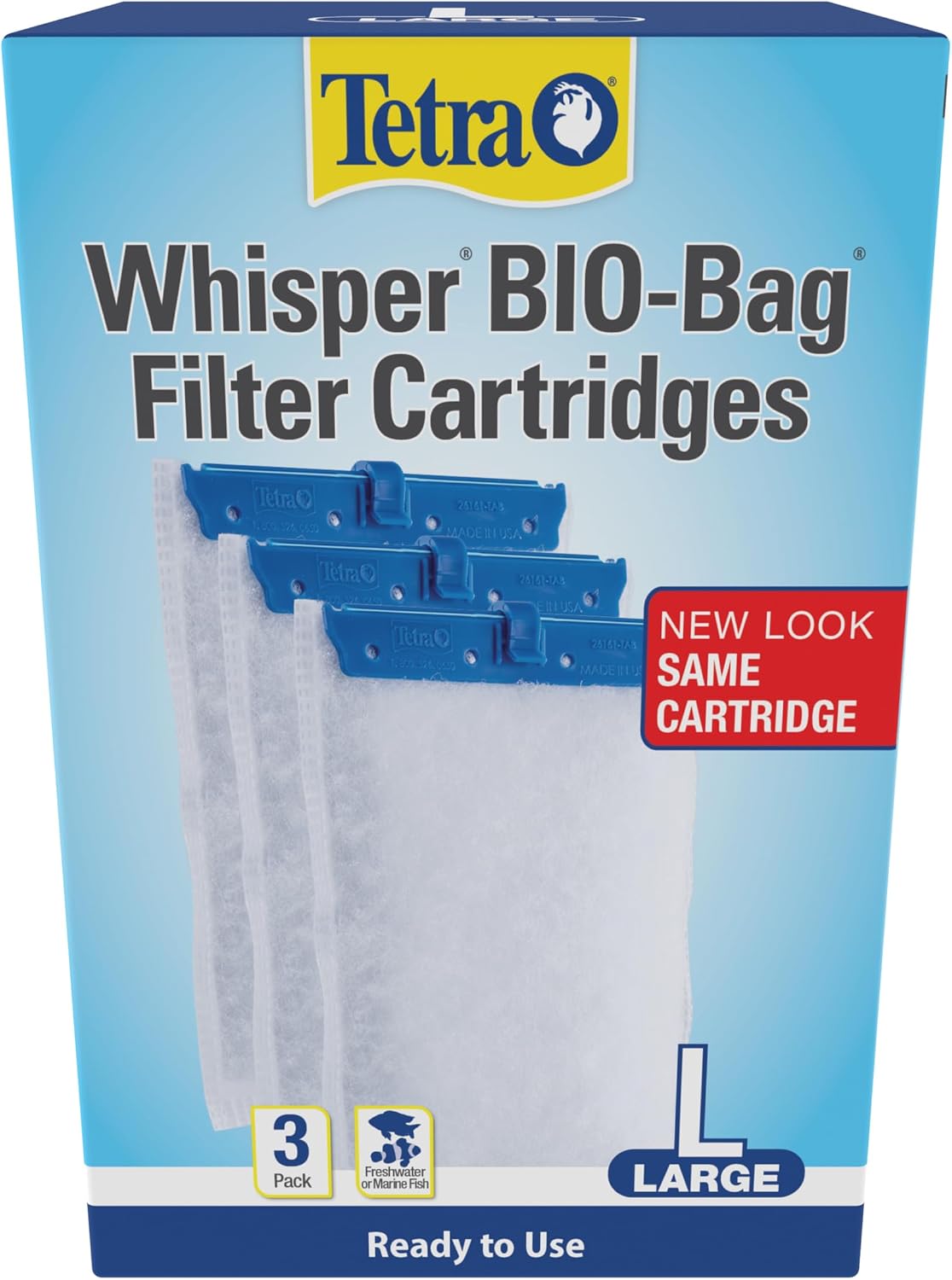 Tetra Whisper Bio-Bag Large Filter Cartridges for Aquariums, 3 Count — product view