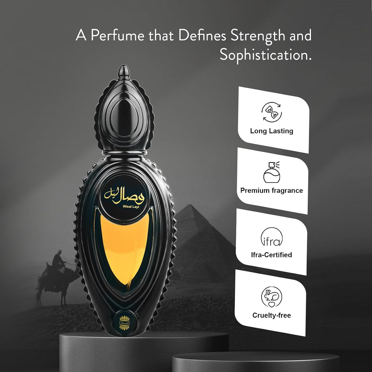 Ajmal Wisal Layl Eau de Parfum for Men, 50 ml - view 5