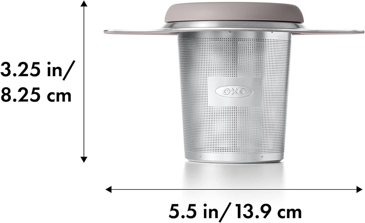 OXO Brew Tea Strainer Basket, Fine Mesh Stainless Steel - view 3