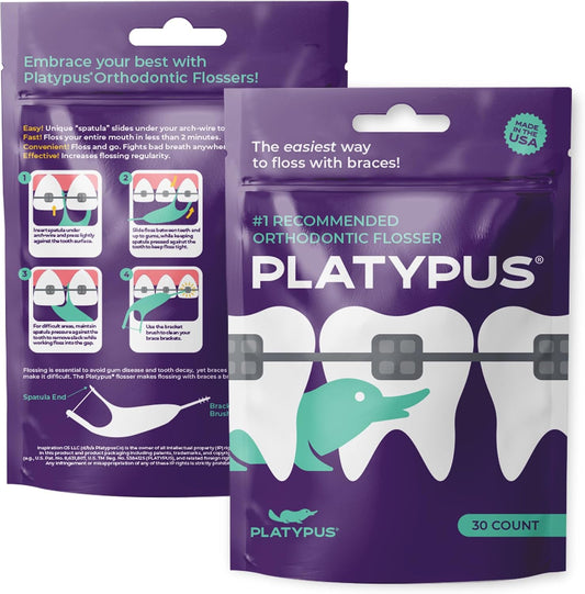 Platypus Orthodontic Flosser Bag - 30 Count - view 2
