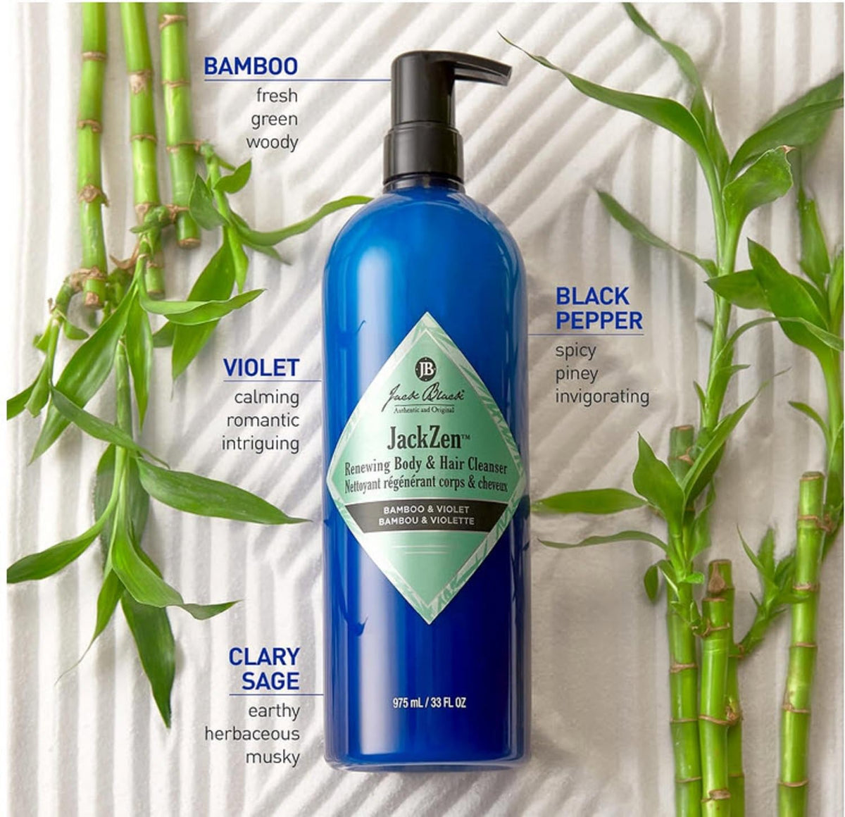 Jack Black JackZen Renewing 2-in-1 Body Wash & Shampoo, 3 Fl Oz (90 ml) - view 4