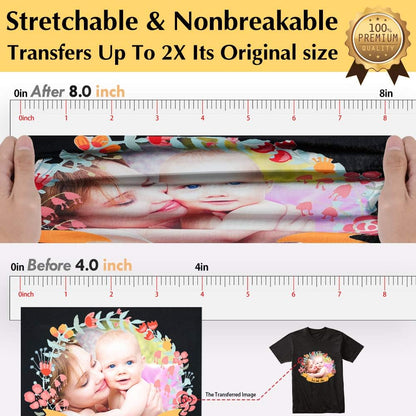 TransOurDream Heat Transfer Paper for Dark Fabrics, 20 Sheets, 8.5 x 11 in - view 6
