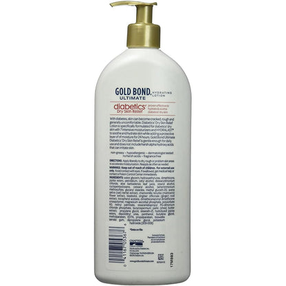 Gold Bond Ultimate Hydrating Lotion, Diabetics' Dry Skin Relief, 18 oz - view 2