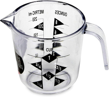 Chef Craft Select Plastic Measuring Cup, 1 Cup, Clear
