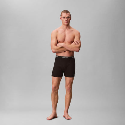 Calvin Klein Men's Cotton Classics Boxer Briefs, 3 Pack, Black, M - view 3
