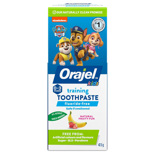 Orajel PAW Patrol Fluoride-Free Training Toothpaste, 1.5 oz