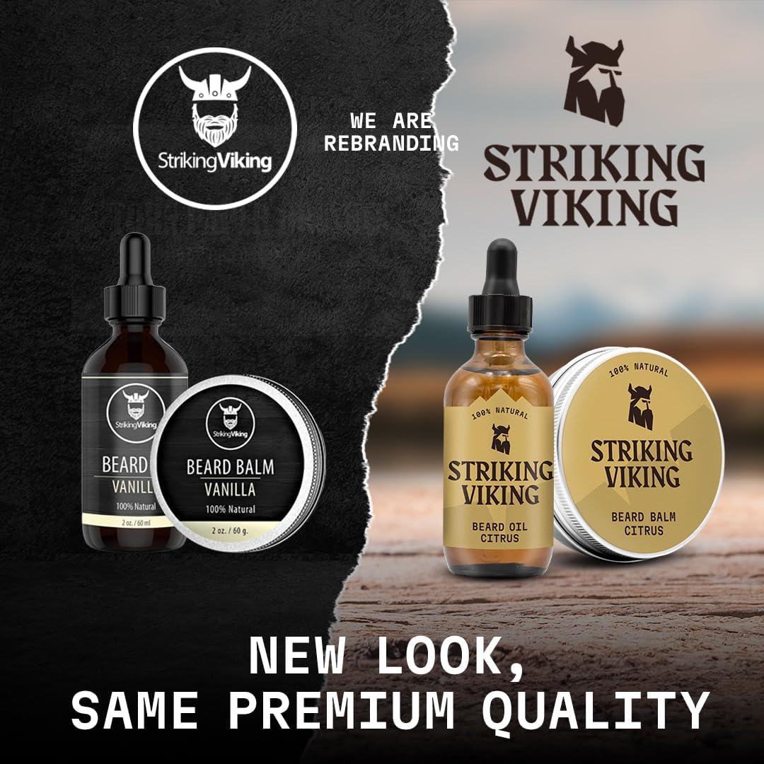 Striking Viking Beard Butter for Men, Vanilla Scent, 4 oz - view 6