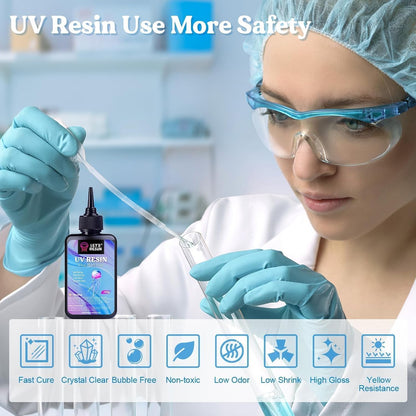 LET'S RESIN UV Resin Kit, 300 g, Clear Hard Type - view 2