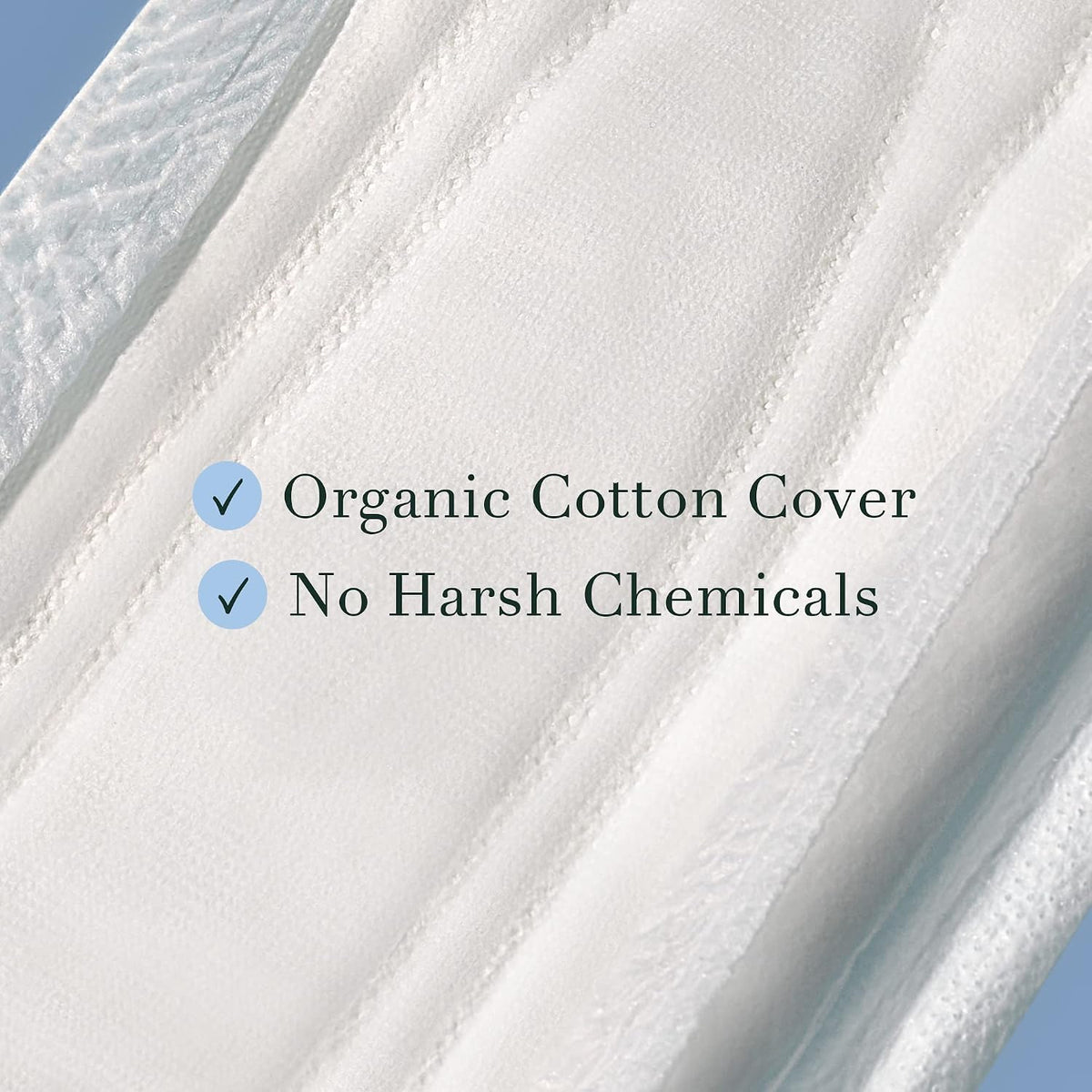 Rael Organic Cotton Cover Incontinence Pads for Women, Moderate, 60 Count - view 5